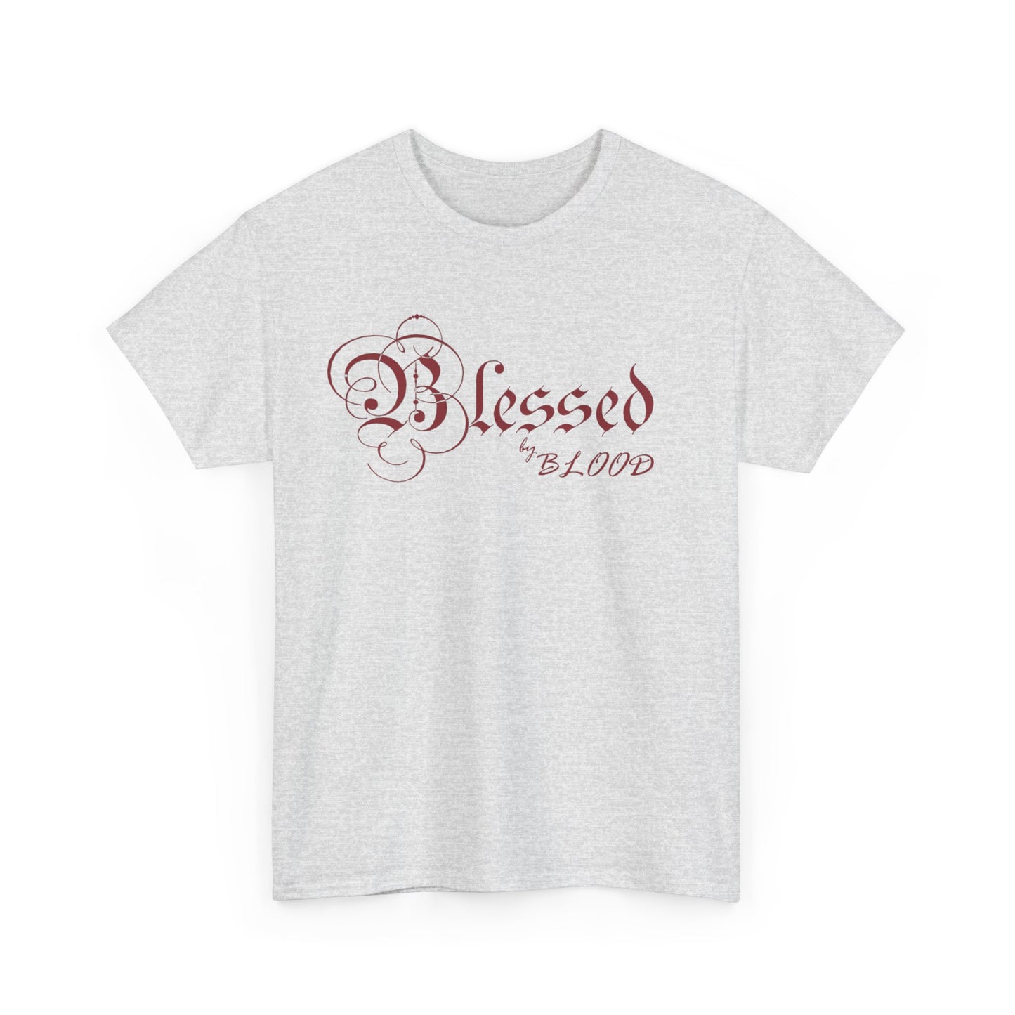 T-Shirt (light gray) Blessed by blood comfortable