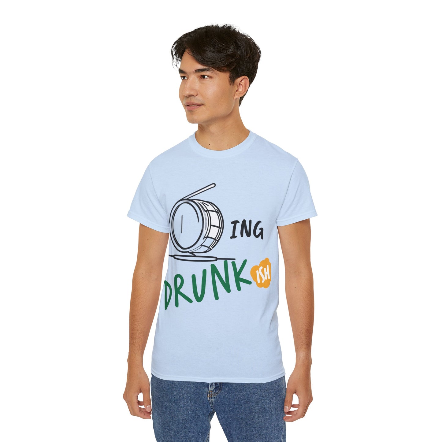 T-Shirt Drumming (Drunkish) Ultra Soft Cotton Tee