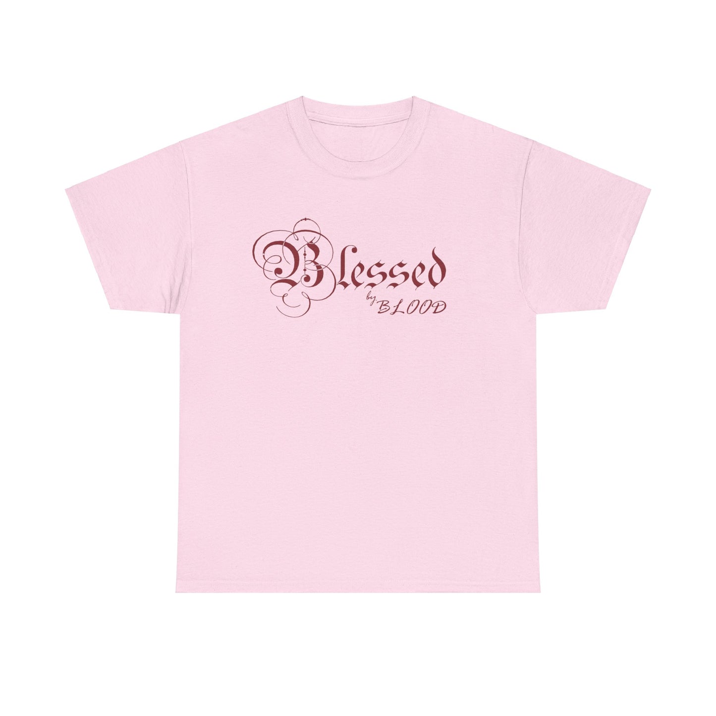 T-Shirt (pink) Blessed by blood comfortable