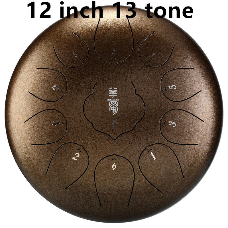 Steel tongue drum percussion