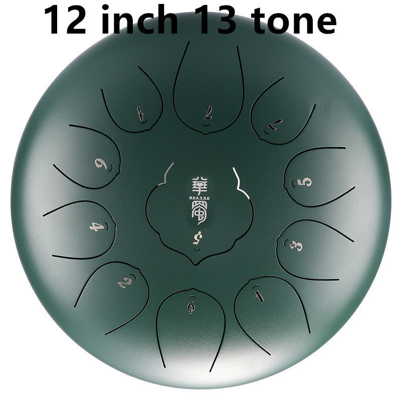 Steel tongue drum percussion