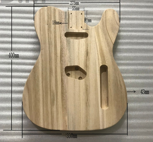 Electric Guitar Solid Wood Body Maple Tl Electric Guitar Body