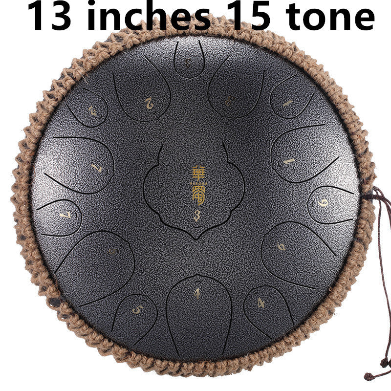 Steel tongue drum percussion