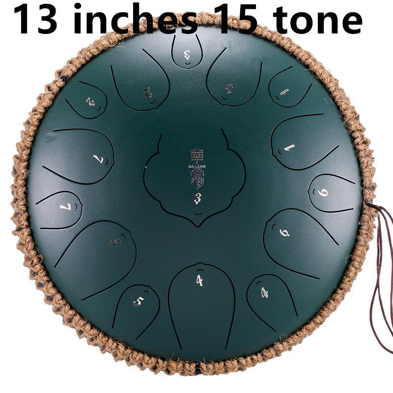 Steel tongue drum percussion