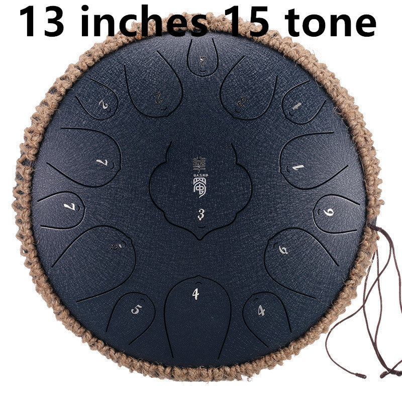 Steel tongue drum percussion