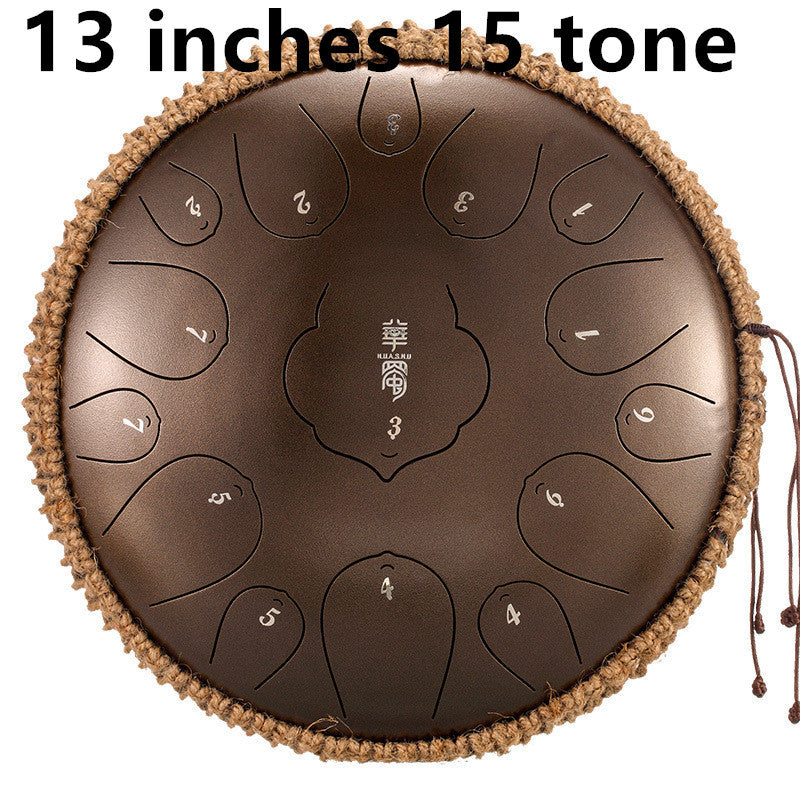 Steel tongue drum percussion