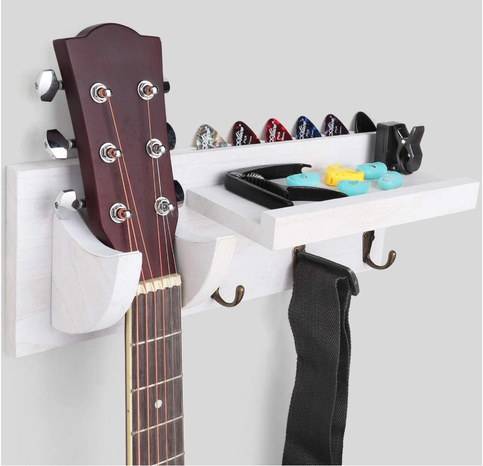 Wall Hanging, Guitar Storage, Rack Wooden, Wall Storage Rack, with Hook