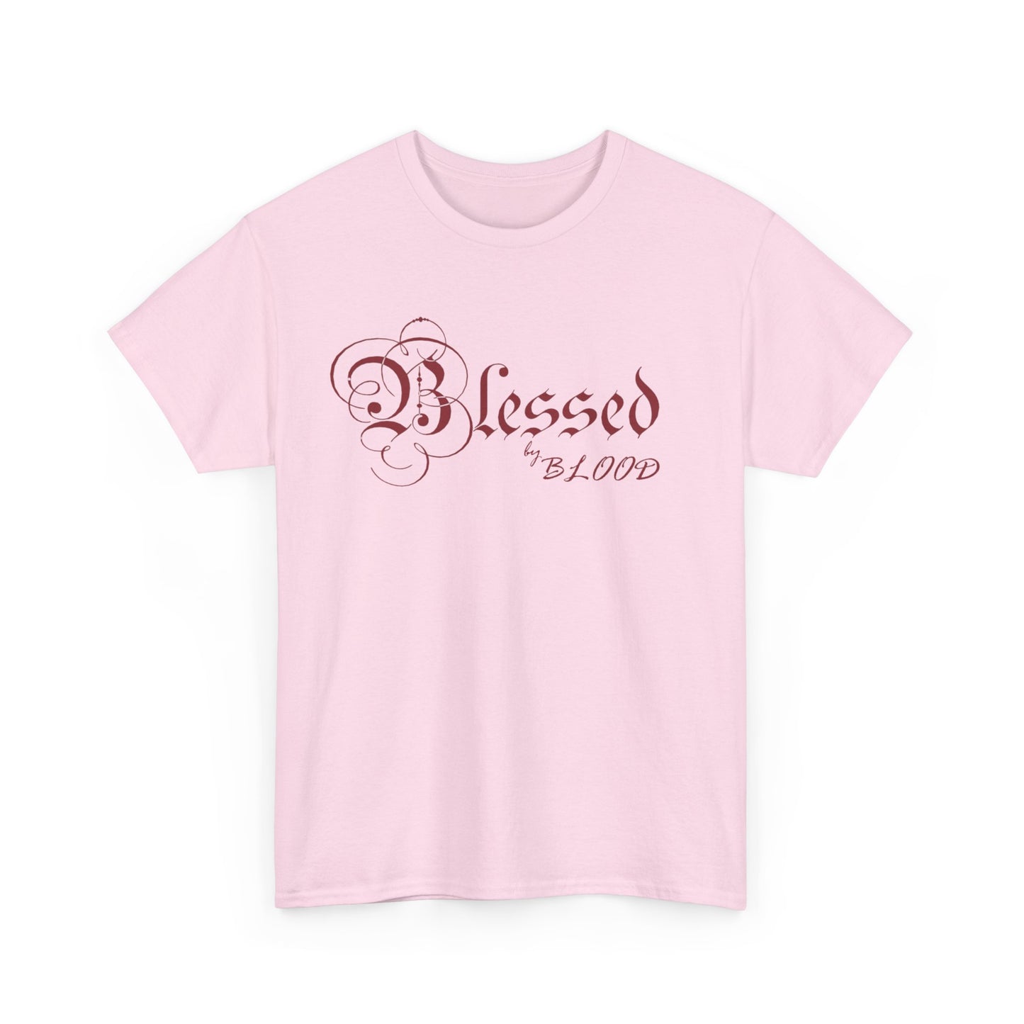 T-Shirt (pink) Blessed by blood comfortable