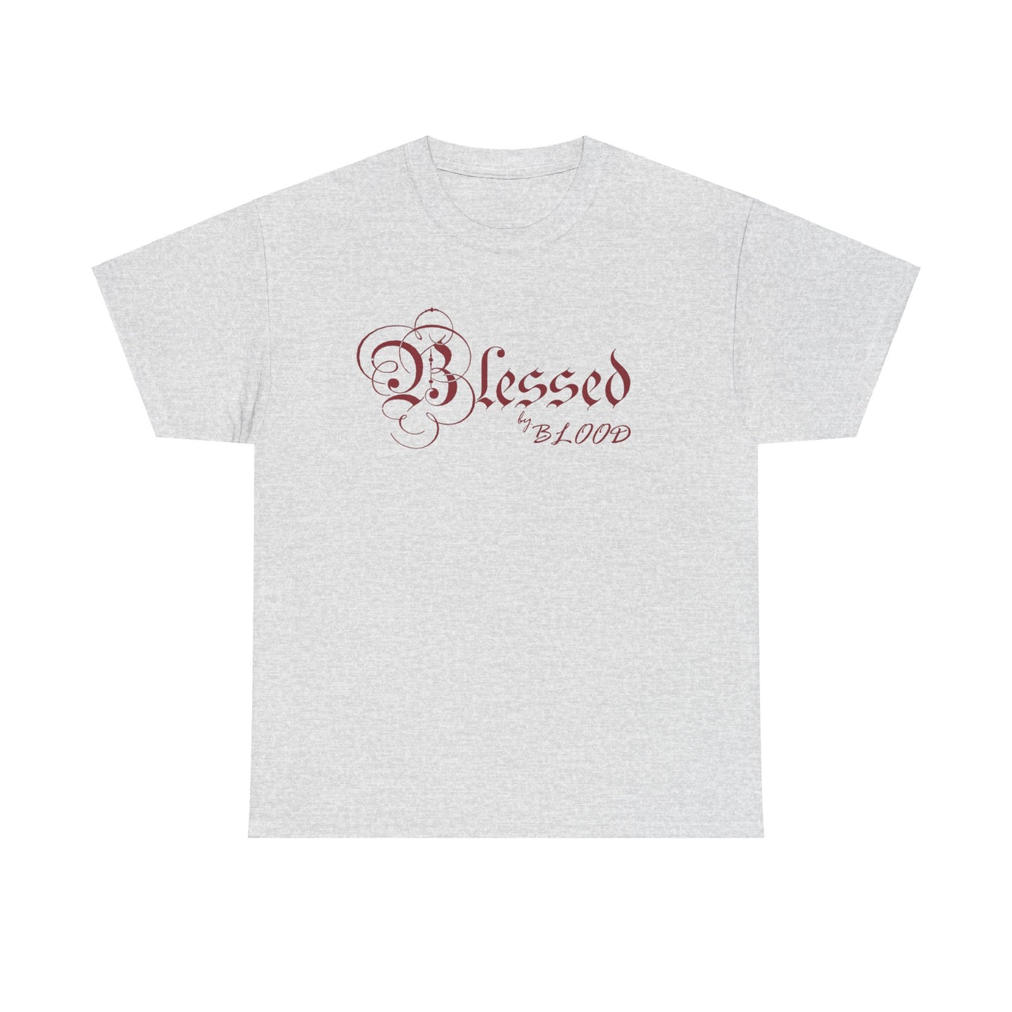 T-Shirt (light gray) Blessed by blood comfortable