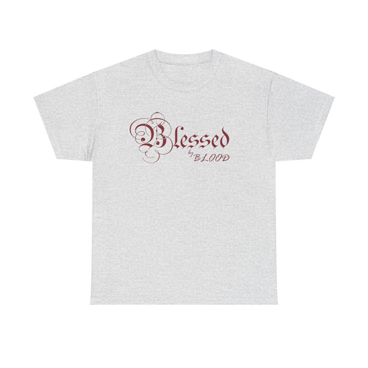 T-Shirt (light gray) Blessed by blood comfortable