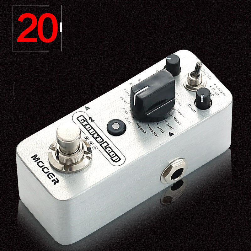 Professional-grade Electric Guitar Effect Instrument Phrase Loop Recording Drum Machine Pedal