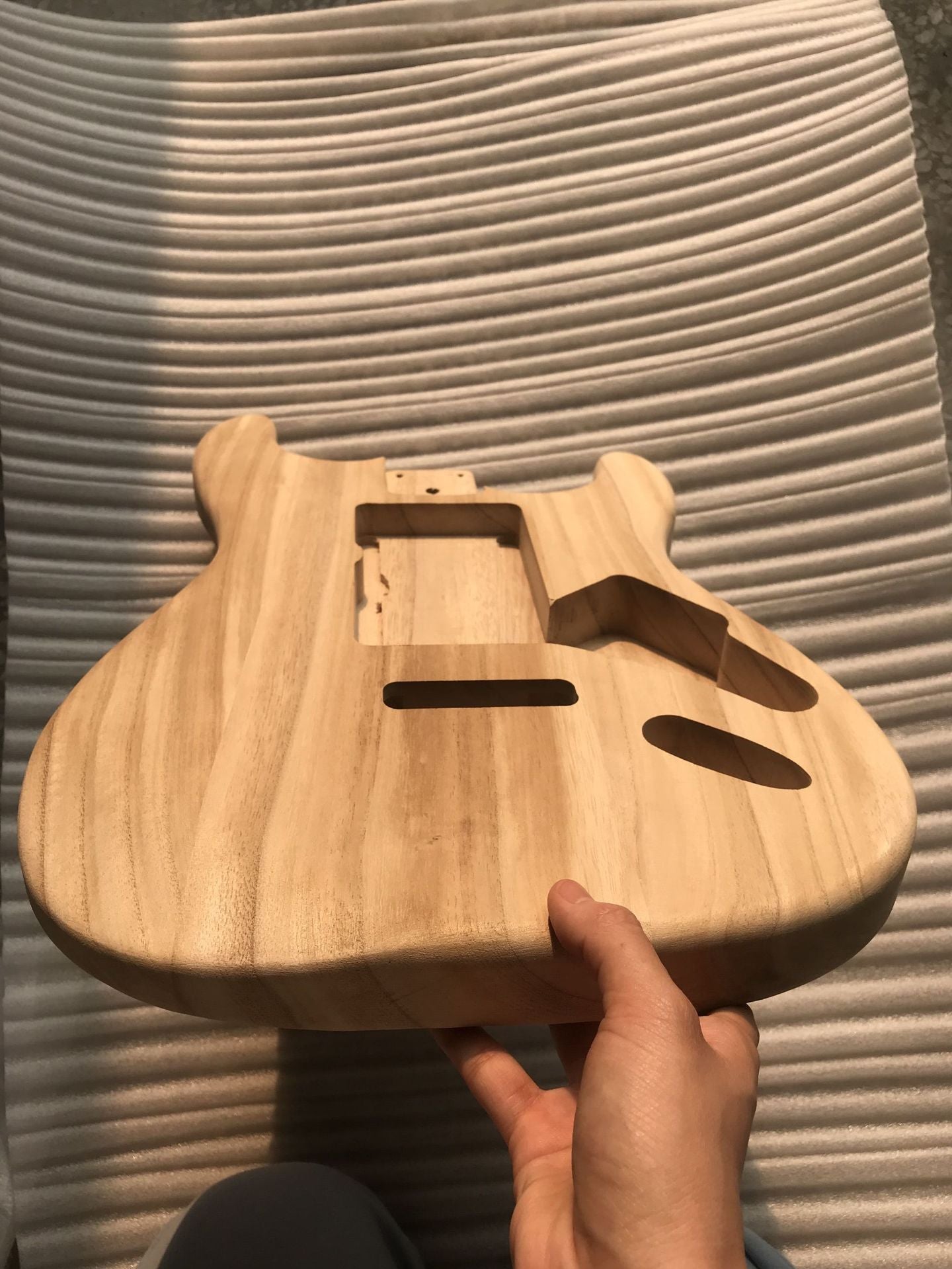 Maple guitar barrel