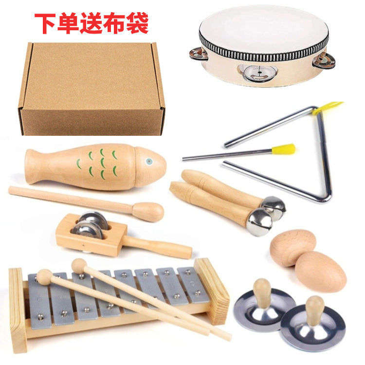 Early Childhood Education Percussion Instrument Sand Hammer Combination Children's Teaching Aids Musical Instruments