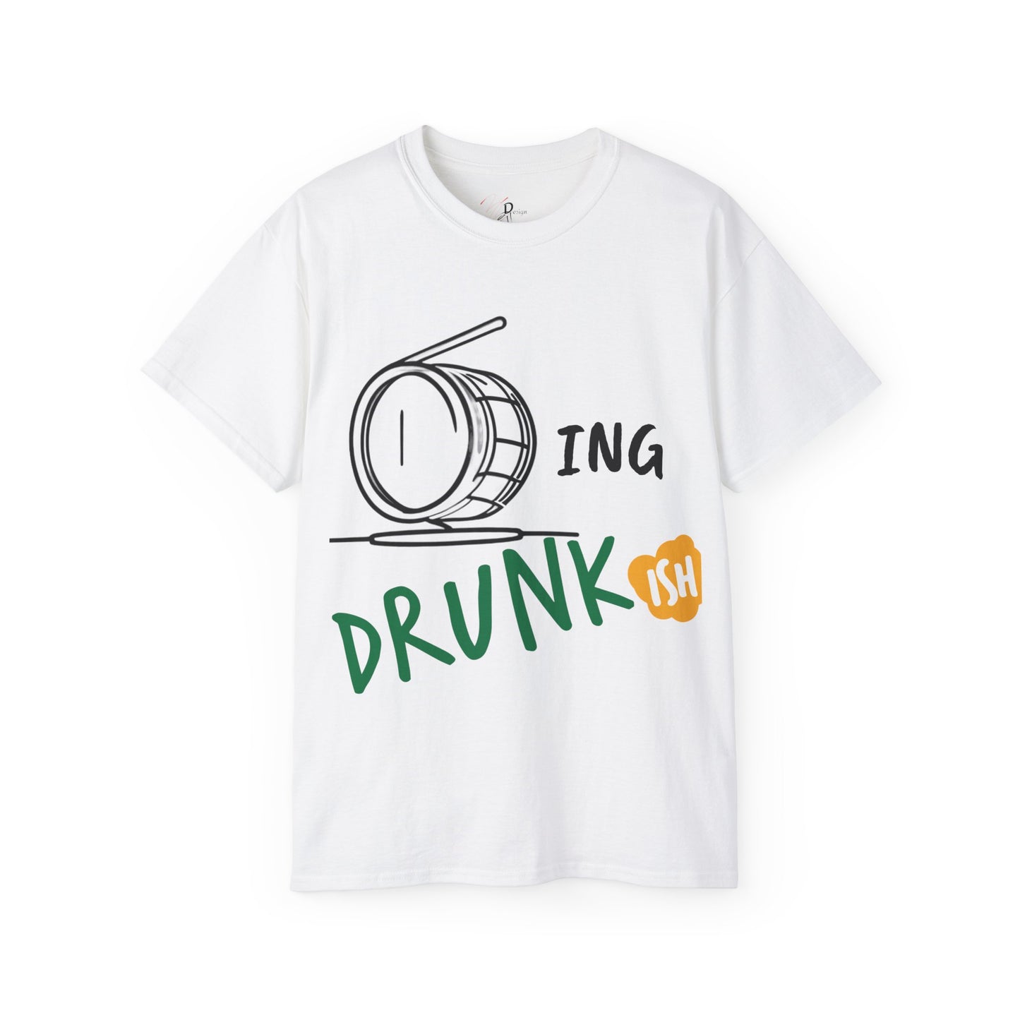 T-Shirt Drumming (Drunkish) Ultra Soft Cotton Tee