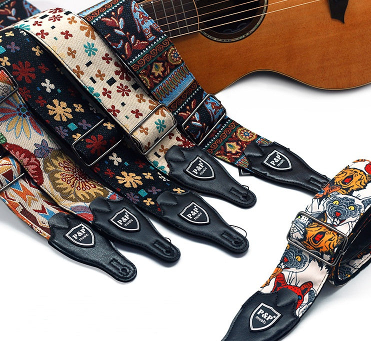 P&P Guitar and bass straps embroidery Patterns