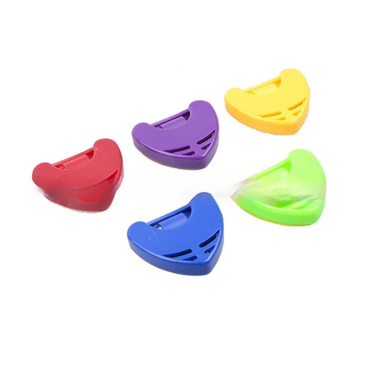 Colored Plastic Large Triangle Guitar Plectrum Holder