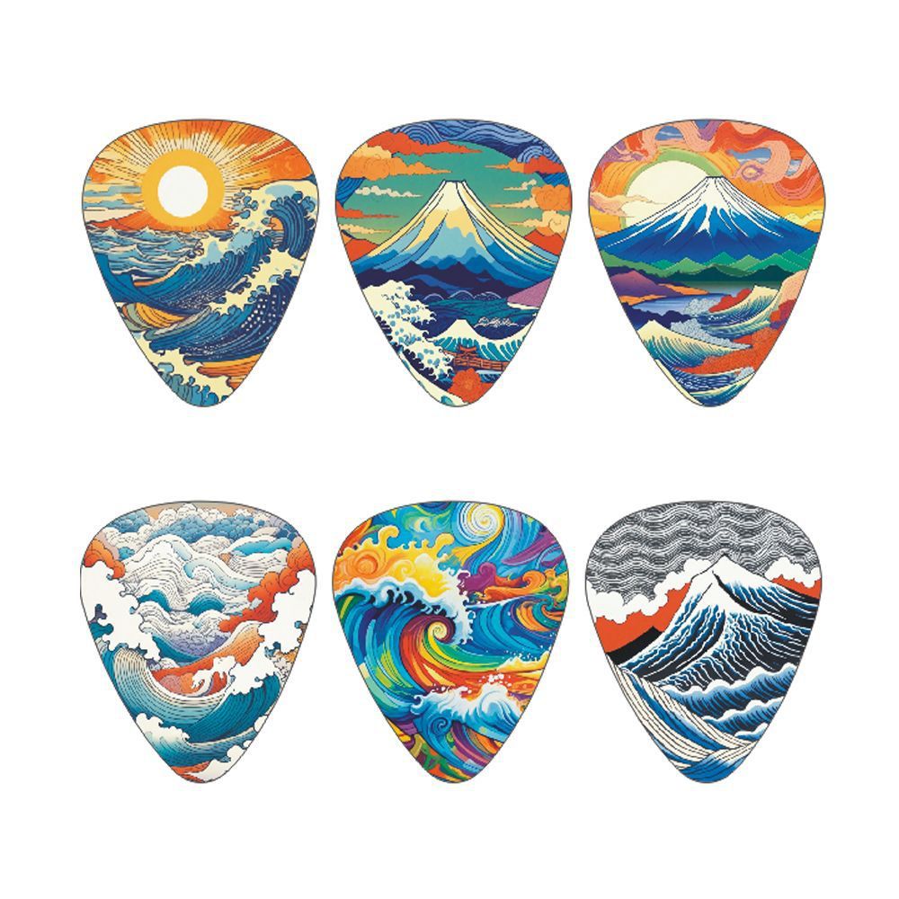 10 Pieces Mixed Color Guitar Picks