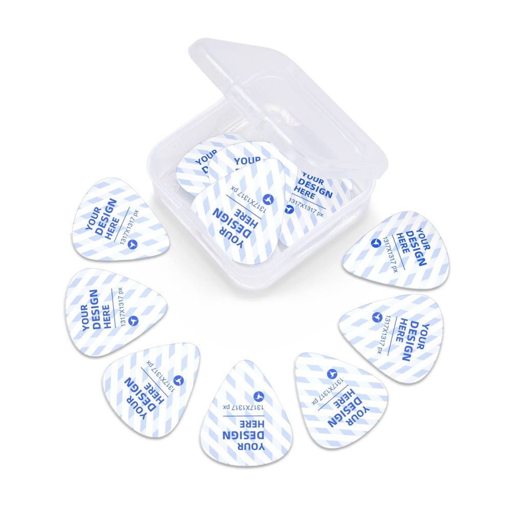 12-Piece Comfortable Edge Smooth Guitar Picks