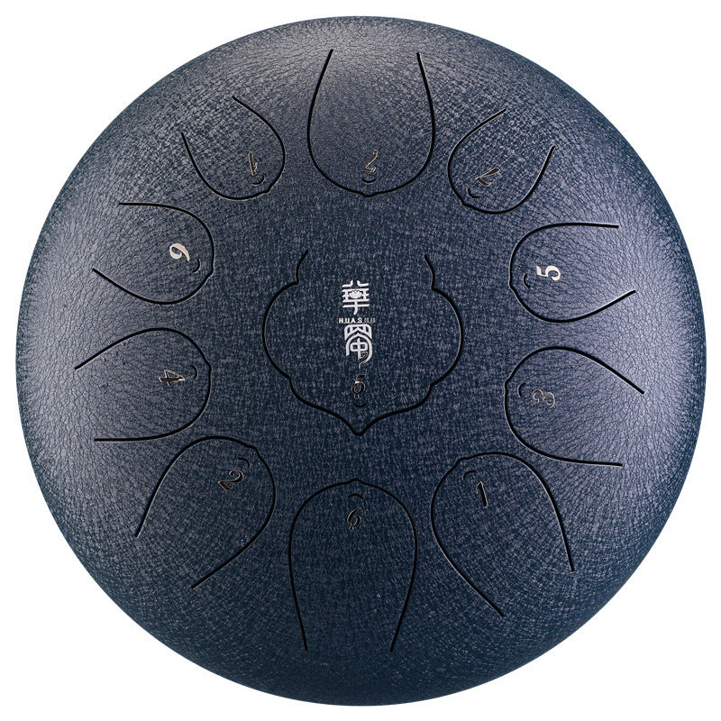 Steel tongue drum percussion