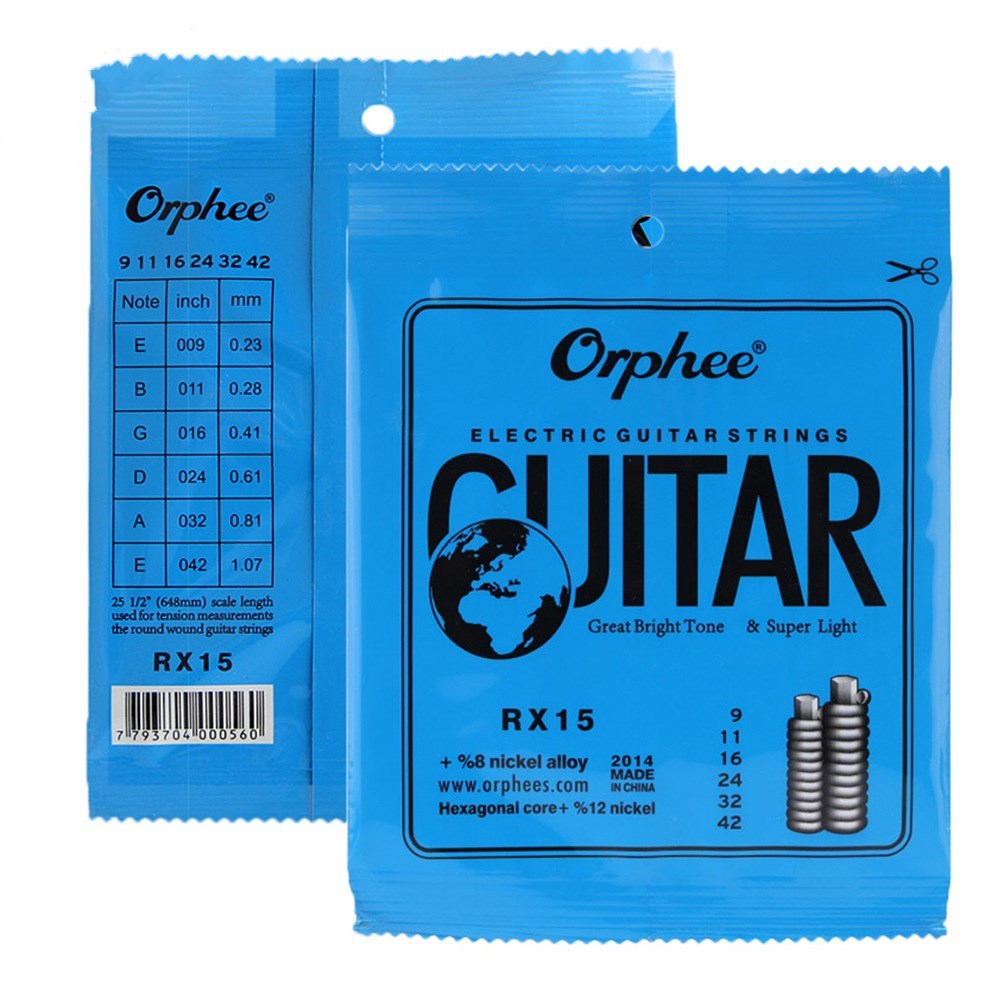 Orphee imported electric guitar strings