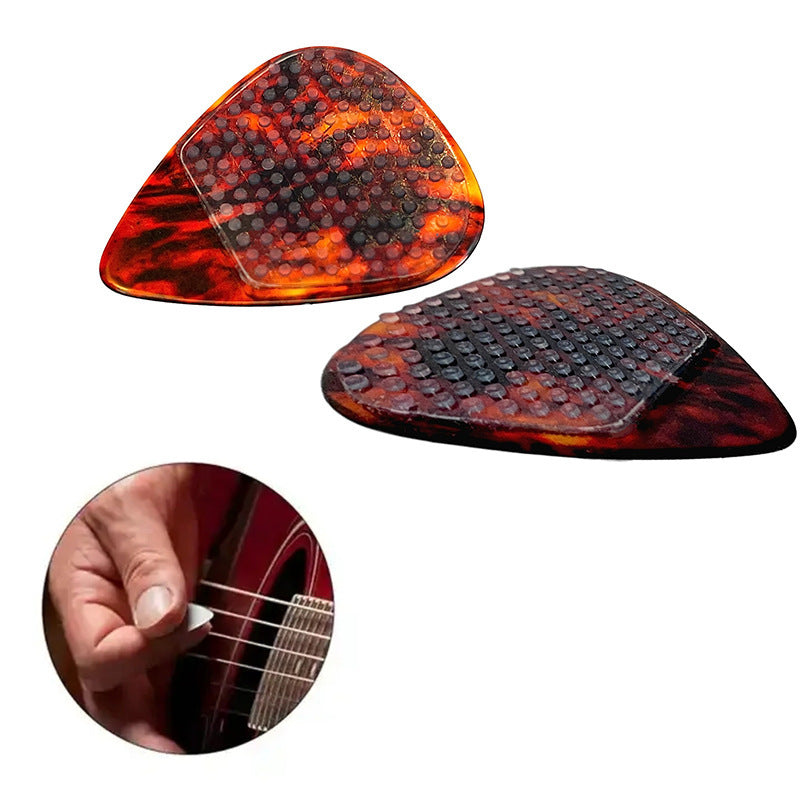 Guitar Pick Silicone Bra Can Be Pasted Transparent Non-slip